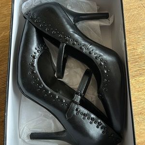 Nine West Mary Jane studded heels